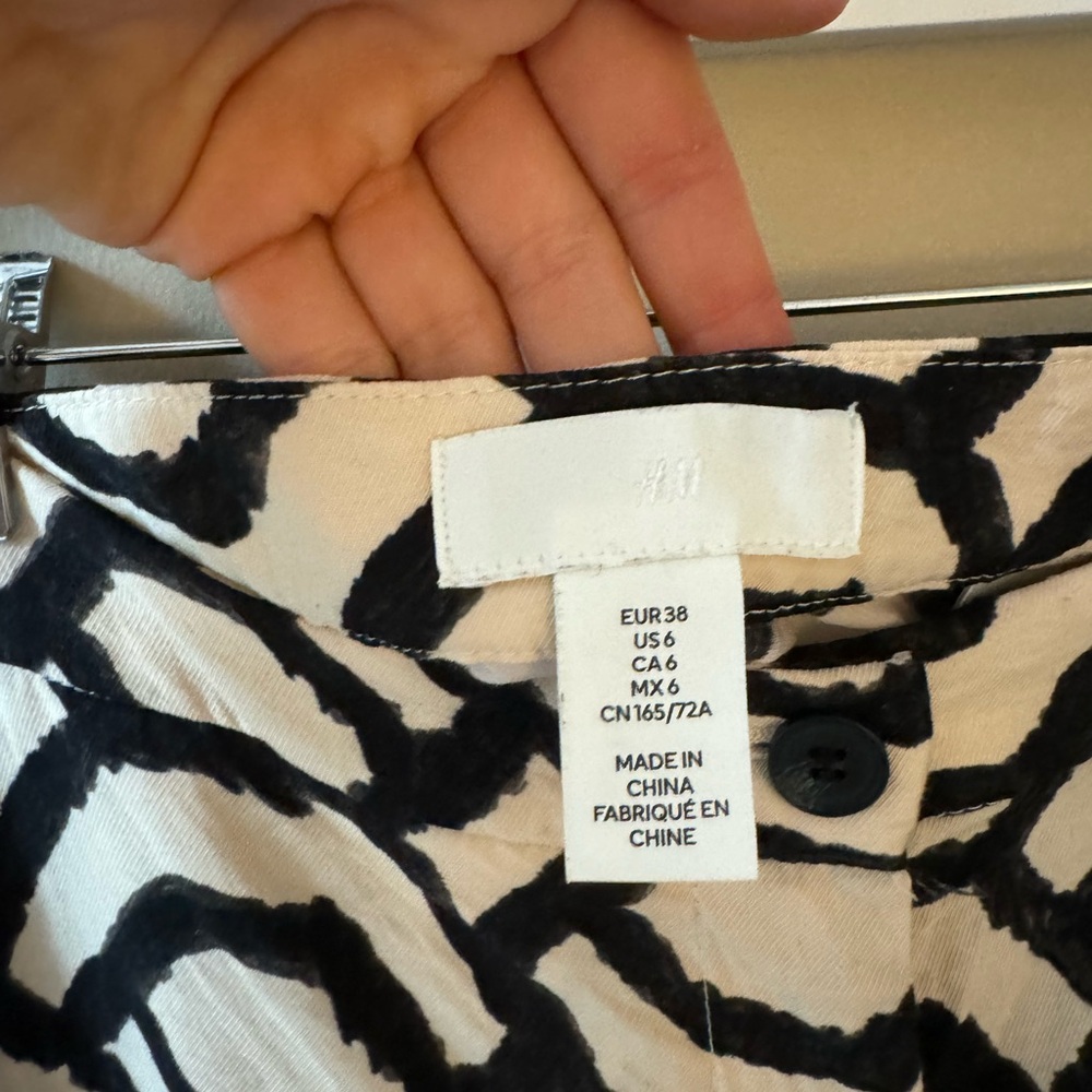 Patterned Linen Pants - image 5